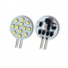 Bombilla LED G4 bi-pin circular plana 12V AC/DC - 2,2W