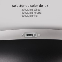 Luminaria superficie CYCLE, 60W, 610mm, CCT, negro