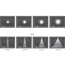 Conector L vertical Carril SLIM 48V, negro