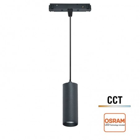 RAIL PENDANT 190*60mm, 8W, CCT, ajustable 15º-60º