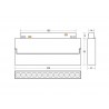 RAIL FOLDING 220mm, 12W, APP, CCT
