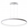 Luminaria colgante CYCLE OUT, 66W, blanco, Ø70cm