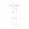 RAIL PENDANT 200*40mm, 6W, CCT