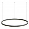 Luminaria colgante RING 56W, Ø900mm, negro