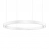 Luminaria superficie o suspendida MOON, 140W, Ø1200mm, blanco