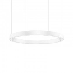 Luminaria superficie o suspendida MOON, 120W, Ø1000mm, blanco