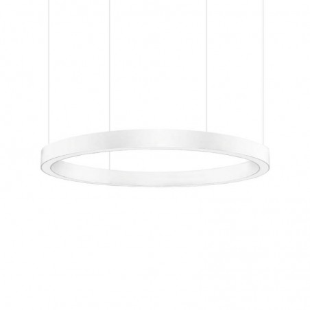 Luminaria superficie o suspendida MOON, 120W, Ø1000mm, blanco