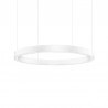 Luminaria superficie o suspendida MOON, 120W, Ø1000mm, blanco