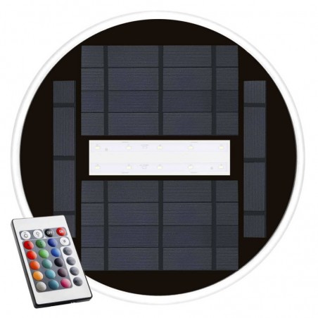 Lámpara LED SOLAR para piscinas Ø309mm,  IP68, 36*02W, RGB