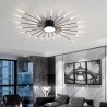Lámpara Fireworks Led, 28W+4W, Ø105cm, CCT, antracita + mando