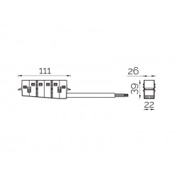 TUBE Pendant FLEX 48V, 30W, 360º, 2m