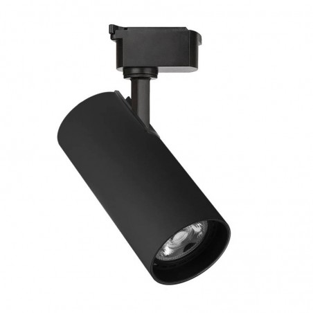 Foco LED para Carril Monofásico JUCAN 30W - Alta Fidelidad Cromática (CRI92), negro