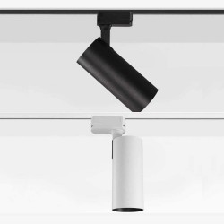 Foco LED para Carril Monofásico JUCAN 30W - Alta Fidelidad Cromática (CRI92), blanco