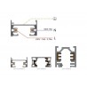 Conector a red Carril SLIM 48V, negro