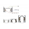 Conector a red Carril SLIM 48V, negro