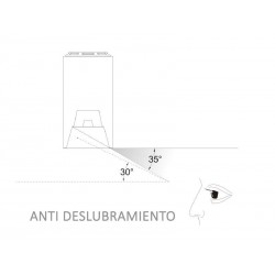 Conector X vertical Carril SLIM 48V, negro