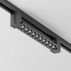 Foco carril LINEAL Chipled OSRAM 335, 20W, negro