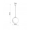 Lámpara colgante UGO 40, E27