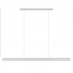 Lámpara colgante VISION, 30W, 120cm, 2 focos orientables, Sensor de mano, Regulable,...