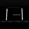 Lámpara colgante VISION, 30W, 120cm, 2 focos orientables, Sensor de mano, Regulable, blanco
