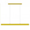Lámpara colgante VISION, 30W, 120cm, 2 focos orientables, Sensor de mano, Regulable, golden