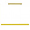 Lámpara colgante VISION, 30W, 120cm, 2 focos orientables, Sensor de mano, Regulable, golden