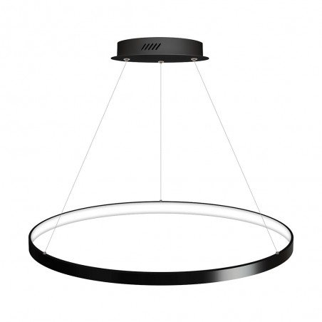 Luminaria colgante CYCLE IN, 80W, antracita, Ø70cm