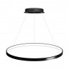 Luminaria colgante CYCLE IN, 80W, antracita, Ø70cm