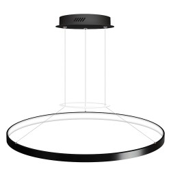 Luminaria colgante CYCLE IN, 80W, antracita, Ø70cm