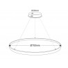 Luminaria colgante CYCLE IN, 80W, antracita, Ø70cm