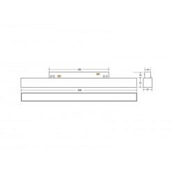MAGNETIC Linear 328mm, 12W
