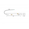 MAGNETIC TRACK 16mm Ultra Thin Conector a red