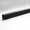Lámpara colgante VISION, 30W, 120cm, 2 focos orientables, Sensor de mano, Regulable, antracita