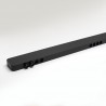 Lámpara colgante VISION, 30W, 120cm, 2 focos orientables, Sensor de mano, Regulable, antracita