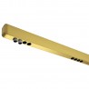Lámpara colgante VISION, 30W, 120cm, 2 focos orientables, Sensor de mano, Regulable, golden