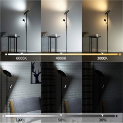 Lámpara de Pie LED Honey 36W CCT Regulable: Diseño Moderno e Iluminación Personalizable