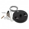 Luminaria colgante o superficie PULL, Ø600mm, 50W, negro