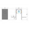TUBE Pendant FLEX 48V, 15W, 360º, 1m