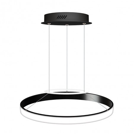 Luminaria colgante CYCLE OUT, 38W, antracita, Ø40cm