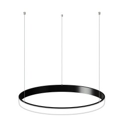 Luminaria colgante CYCLE OUT, 38W, antracita, Ø40cm