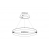 Luminaria colgante CYCLE OUT, 38W, antracita, Ø40cm