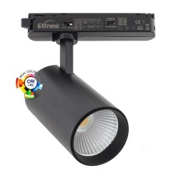 Foco carril Monofásico CRONOLUX, 40W-28W, blanco, 38º, UGR13, DUAL Carnes y Pescados