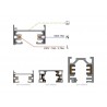 Conector I Carril SLIM 48V, negro