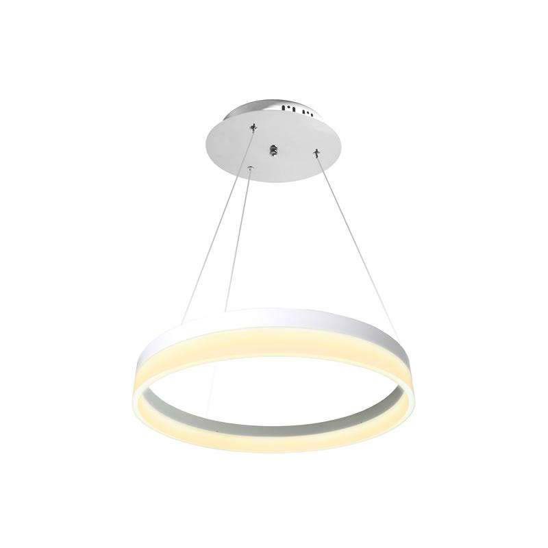 Luminaria colgante RING 43W, Ø60cm