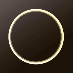 Luminaria colgante RING 43W, Ø60cm