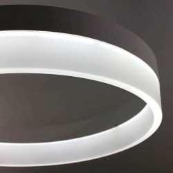 Luminaria colgante RING 43W, Ø60cm