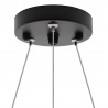 Luminaria colgante o superficie XAGON FULL, Ø600mm, 50W, negro