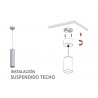 PROLUX Suspend 7W regulable, blanco