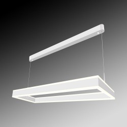 Luminaria colgante CUBE UP 96W, 800X400mm, CCT regulable