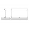 Luminaria colgante CUBE UP 96W, 800X400mm, CCT regulable